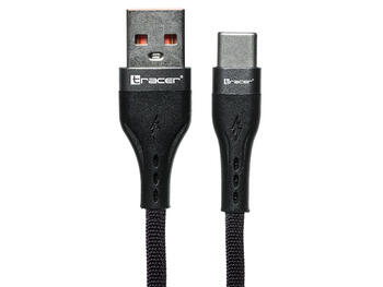 Tracer 47486 USB A - USB C M/M 1m Cable Black