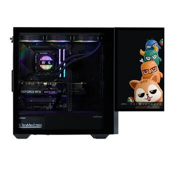 Zalman Z10 DS ATX Mid Tower PS Case Black, 120 mm ARGB Fan x1