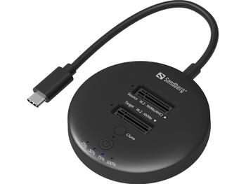 Sandberg 136-72 USB 3,2 Cloner Dock for NVMe M.2 SSD