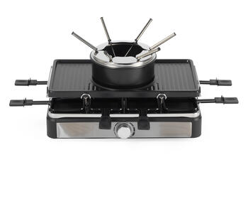 Salter EK4513VDE 2 in 1 Raclette & Fondue Set