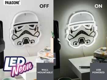 Paladone Star Wars Stormtrooper Wall Mountable LED Neon Light
