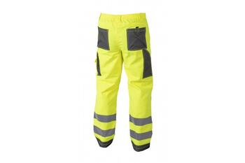 Hogert HT5K364-XL, augstas redzamības bikses, XL (54), 80% poliesters, 20% kokvilna, 270 g/m², EN ISO 20471 1. klase, CAT.II (HT5K364-XL)