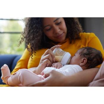 Philips Avent Natural Response набор для новорожденных SCD837/10, бутылочка 125мл, 2 соски, антиколиковый клапан, без BPA (SCD837/10)