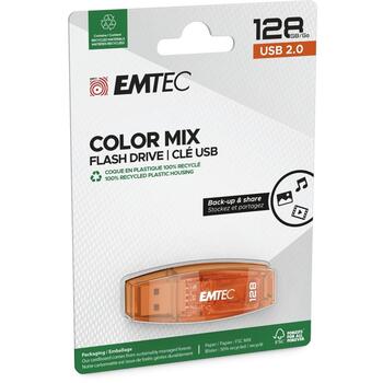 Emtec USB флешка C410 ECMMD128G2C410, 128 GB, USB 2.0, 15 Mb/s, 5 Mb/s, пластик, EMTEC дизайн (ECMMD128G2C410)
