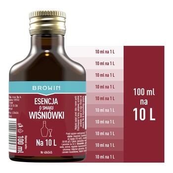 Browin вишневый ликерный экстракт 404545, 100 мл, для приготовления 10 Л напитка, стандартная линия (404545)