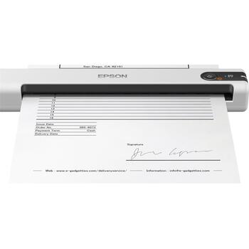 Epson Мобильный документный сканер DS-70 B11B252402, 600 x 600 DPI, 10 стр./мин, 300 сканирований/день, USB 2.0, 216 x 356 мм (B11B252402)