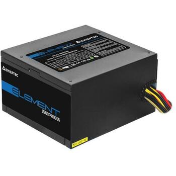 Chieftec Datora barošanas bloks ELP-500S, 500W, 200-240V, 47-63Hz, 80 PLUS Bronza, aktīvā dzesēšana, 1 ventilators (ELP-500S)
