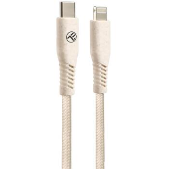 Tellur USB кабель, TLL155451, 100см, 2,4A, до 20W, Кремовый, Пшеничная солома (TLL155451)