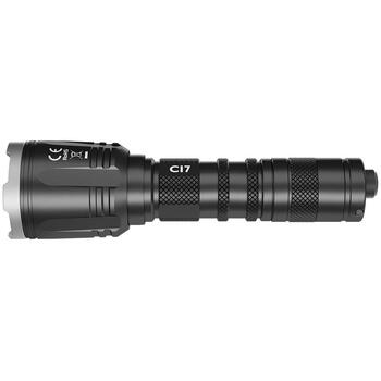 Nitecore Rokas lukturis CI7, 2500 lm, 4 lampas, 130 h akumulatora darbības laiks, 279 m gaismas attālums, melns (CI7)