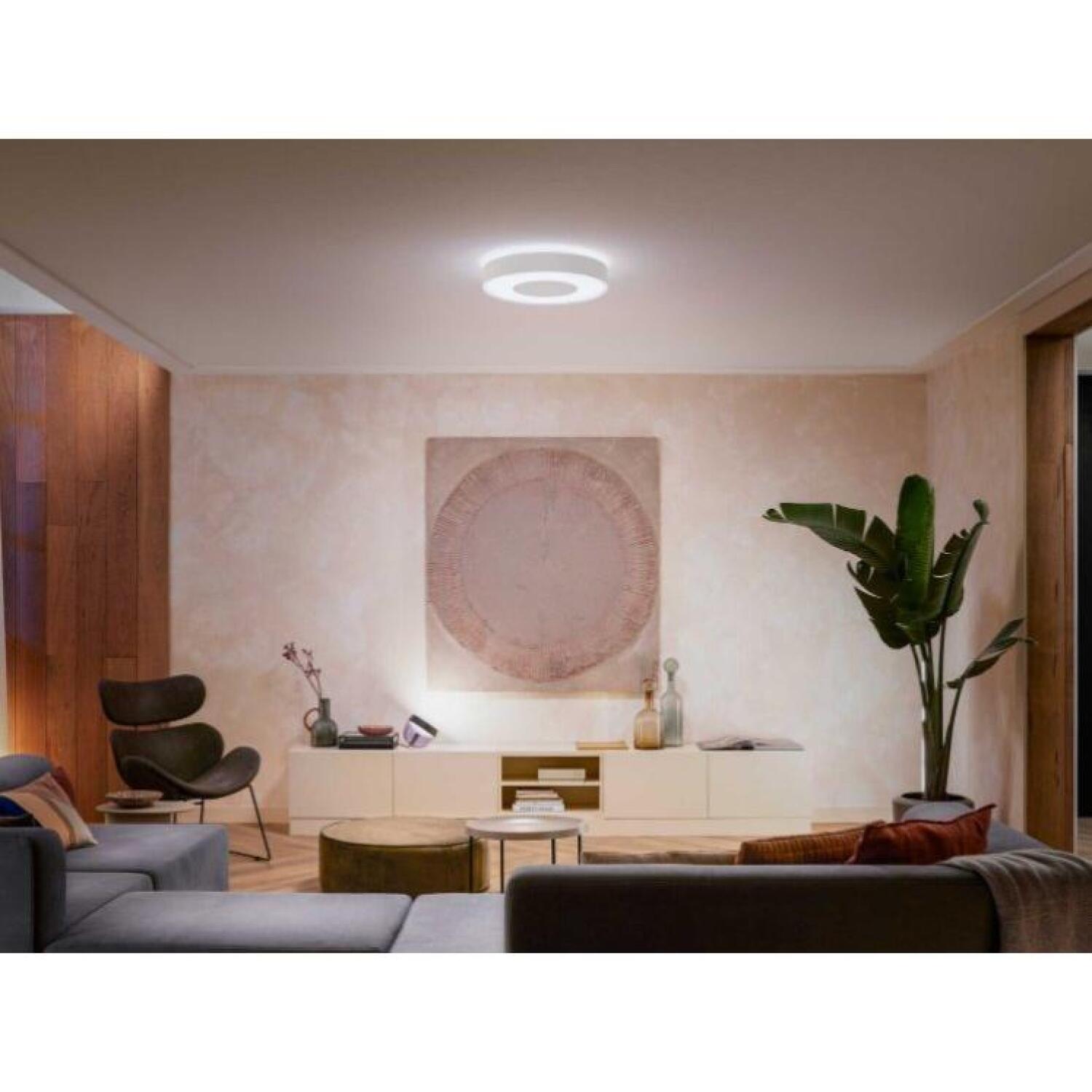 Philips Hue viedā griestu lampa Infuse L 8718696176511, 52.5 W, 2000-6500 K, 3450 lm, LED, Bluetooth, balta, krāsu apgaismojums (8718696176511)