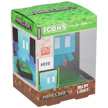 Paladone Minecraft Allay Icon Light PP12709MCF, 11см, синий, LED, настольная, официально лицензированная (PP12709MCF)