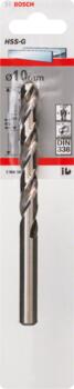 HSS-G urbji metālam 10,0mm, 1gab., Urbjmašīnām/skrūvgriežiem HSS SLĪPĒTS SPIRĀLVEIDA URBIS, 2608585936, BOSCH (2608585936)