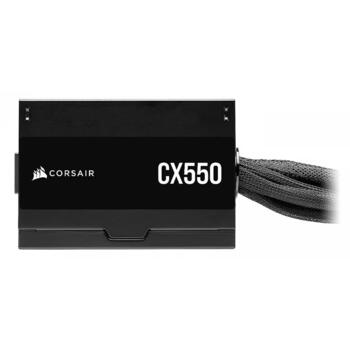 Corsair barošanas bloks CX550 CP-9020277-EU, 550W, ATX, 80 PLUS Bronza, 120mm ventilators, 24 pin ATX, 8 pin EPS12V, 8 pin PCIe (CP-9020277-EU)