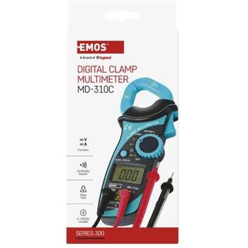 Emos Токовый мультиметр MD-310C M0305N, 2–600 A, 2–600 V, 200 mV – 600 V, 200 Ohm – 20 MOhm, автоматическое отключение (M0305N)
