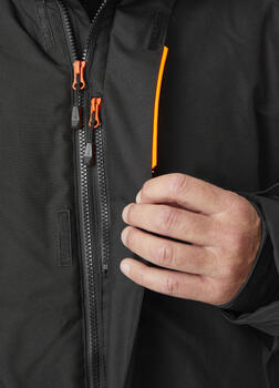 Helly Hansen Зимняя куртка Kensington 71345_991-S, 20000 mm, 15000 g/m²/24h, черная, S, с капюшоном, LIFALOFT, Primaloft Black Eco (71345_991-S)