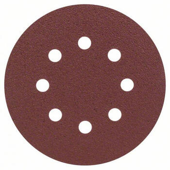 Slīppapīru komplekts orbitālajām slīpmašīnām, 125 mm, K60, 25 gab., 2607019492, BOSCH (2607019492)