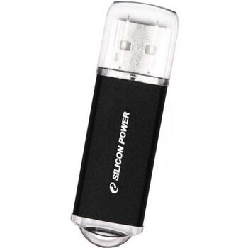 Silicon Power USB флеш-накопитель Ultima-II SP008GBUF2M01V1K, 8 ГБ, USB 2.0 Type-A, светодиодный индикатор, черный (SP008GBUF2M01V1K)