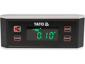 Yato YT-30395 Цифровой уровень 150мм, LED, магниты, 360°, ±0.1°, ЖК-дисплей, звуковой сигнал, автоотключение (YT-30395)