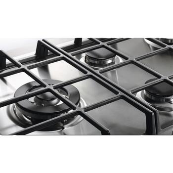 Electrolux gāzes plīts virsma EGG3322NVX, 4000W, 220-240V, 290x510mm, iebūvējamā, čuguna režģi, gāzes kontrole (EGG3322NVX)
