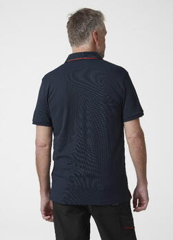 Helly Hansen рубашка поло Kensington Tech 79248_591-XL, темно-синий, XL, 100% полиамид, 185 g/m², UPF 40+, застежка на пуговицах (79248_591-XL)