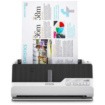 Epson Premium kompakts skeneris DS-C490 B11B271401, AC 100-240 V, 600 dpi, automātiskā duplex skenēšana, 20 lapas (B11B271401)