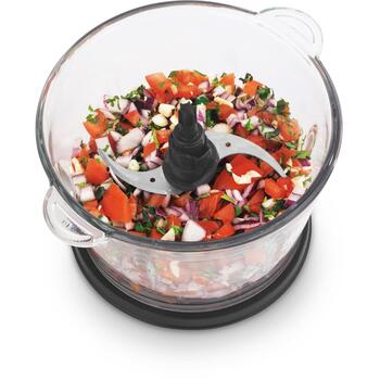 Salter Кухонный измельчитель EK6686CRMVDE, 500W, 1.2L, 2 скорости, нержавеющие лезвия (EK6686CRMVDE)