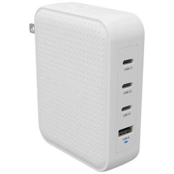 Hyper strāvas adapteris HJ1001WHWWGL, 145W, 4 porti, 2x24 pin USB-C 140W, 1x9 pin USB A 18W, 1x24 pin USB-C 45W (HJ1001WHWWGL)