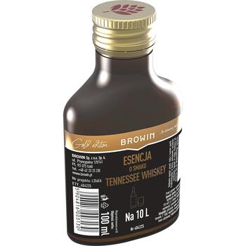 Browin Tennessee Whiskey esence 404225, 100 ml, 10 L dzēriena pagatavošanai, zelta līnija (404225)
