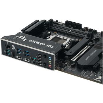 Asus TUF GAMING X870E-PLUS WIFI7, AMD, Socket AM5, DDR5, 256 GB, 4 DIMM, 4 M.2, 2.5 Gb Ethernet, Wi-Fi 7, 7.1 kanālu audio (TUF GAMING X870E-PLUS WIFI7)