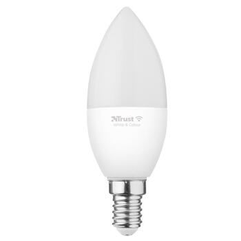 Trust умная WiFi LED лампа E14 470lm 180° 71280 управление через приложение для умного освещения Белый (71280)