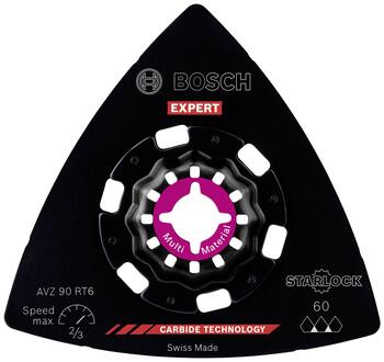 Multi instrumenta slīpēšanas pamatne delta 90mm STARLOCKMAX EXPERT AVZ 90 RT6 2608900049 BOSCH (2608900049)