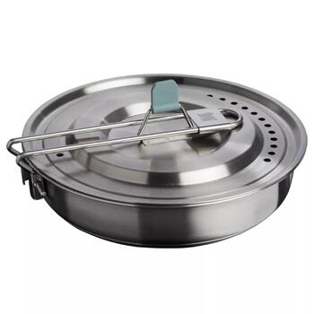 Stanley Wildfare Core Fry Pan Cookset 2812162006, 0,94 л, нержавеющая сталь, сковорода, походный набор (2812162006)
