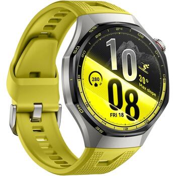 Huawei Умные часы WATCH GT 7 Pro 46mm 55020JTS, 1.47 дюйма AMOLED 466x466, GPS, NFC, Bluetooth 6.0, водонепроницаемые, желтый (55020JTS)
