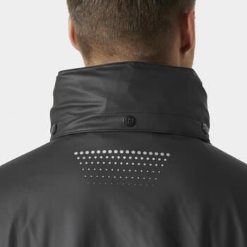 Helly Hansen Дождевик 70186_990-XS, XS, 118 см, Helox+ PU, молния YKK, регулируемый капюшон, ветро- и водонепроницаемый (70186_990-XS)