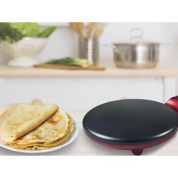 Beper Блинница BT.710Y, 800 W, 1, 200 мм, красный, антипригарное покрытие, легкая очистка (BT.710Y)