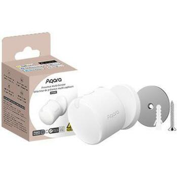 Aqara Умный дом Мульти-датчик PS-S04D, 2 PIR, 60GHz mmWave, 120° угол обзора, 6м диапазон, Bluetooth/ZigBee, работа от батареи (PS-S04D)