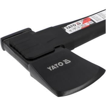 Yato топор YT-79971, 1000г, 440мм, 48-58 HRC, сталь C45, нейлоновая рукоять, TPR рукоять, для плотницких работ (YT-79971)