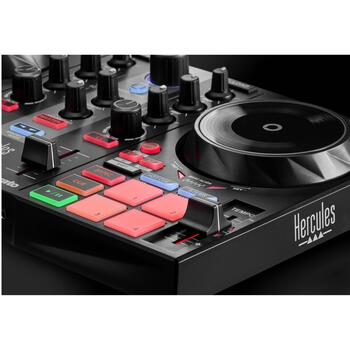 Hercules DJ обучающий комплект MK2 4780949, 2-канальный, USB подключение, колонки, выход для наушников (4780949)