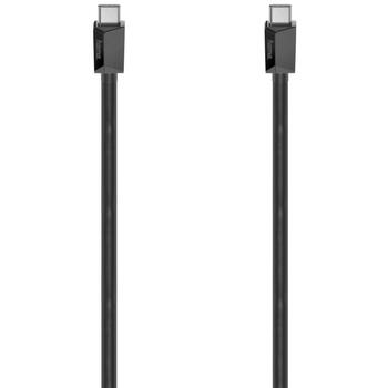 Hama USB-кабель 00200629, 0.75m, 60W, 3A, 480Mbit/s, USB 2.0, черный (00200629)