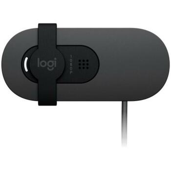 Logitech веб-камера BRIO 100 960-001585, 1920x1080, графит, встроенный микрофон (960-001585)