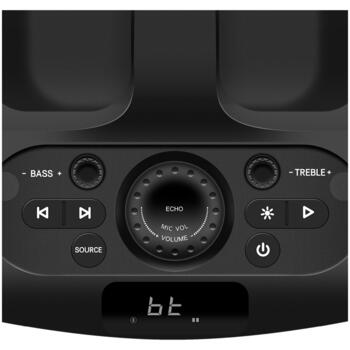 Супер праздничная Party Box с караоке для мероприятий 1000W TWS Bluetooth FM USB LED дисплей питание от сети чёрная SV-022686 Sven (SV-022686)