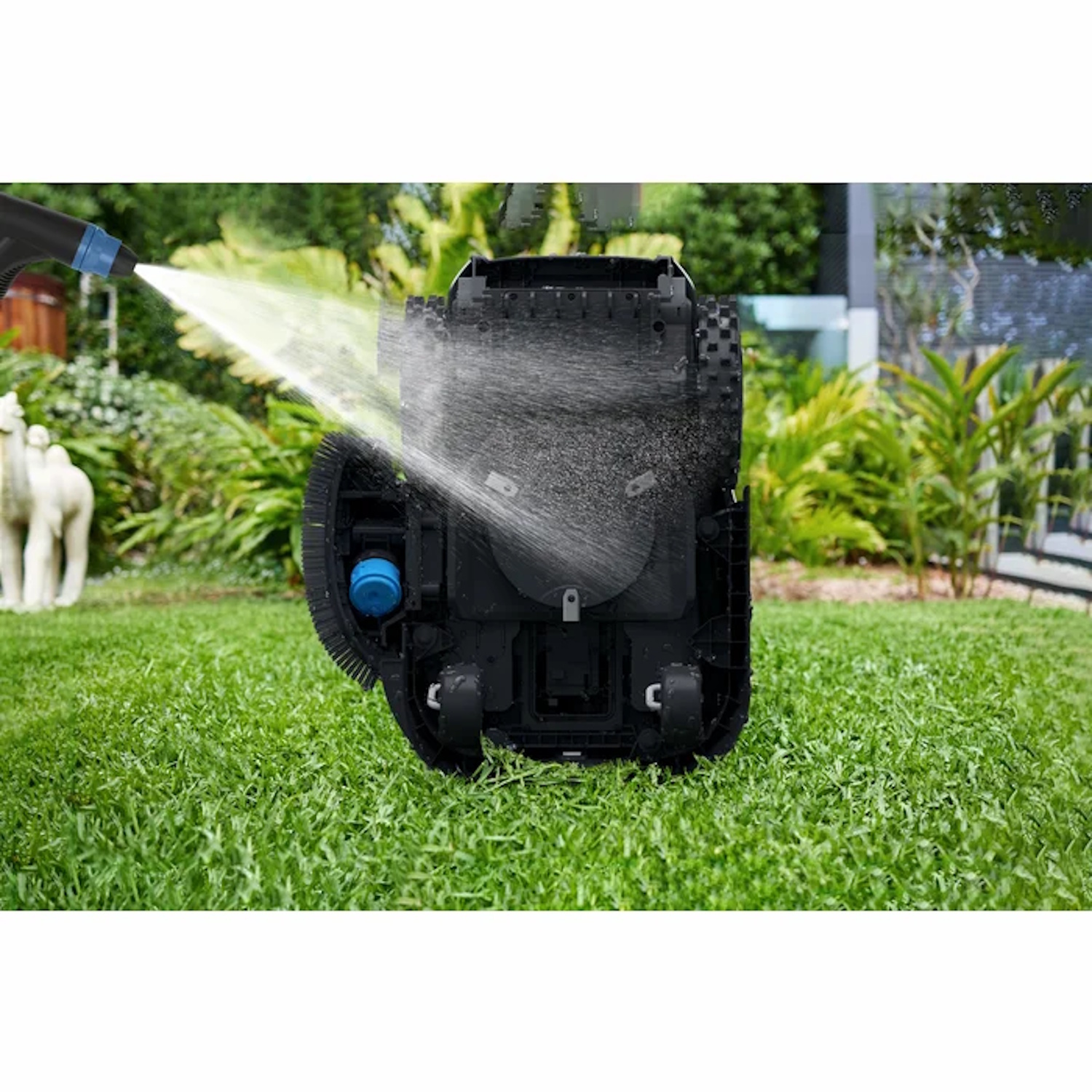 Ecovacs GOAT O1200 LiDAR PRO робот-газонокосилка беспроводной 1200m² 220mm LiDAR навигация Черно-Белая (GOAT O1200)