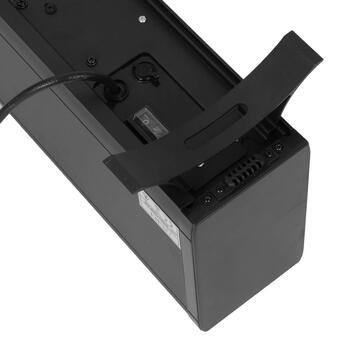 Конвекторный плинтусный обогреватель для дома с WiFi управлением 1000W IP24 настенный и напольный Alutherm Baseboard 1000 Black Eurom (361179)