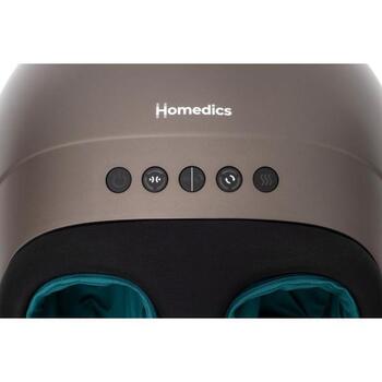 Homedics Массажер для ног FMS-350HGY-EU, серый/черный, 1 зона массажа, 3 режима, подогрев, автоотключение (FMS-350HGY-EU)