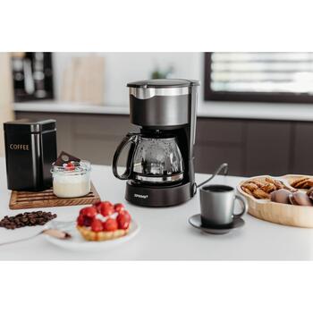 Prime3 Кофеварка SCM11, 0.65L, 650W, черный, функция поддержания тепла, автоматическое отключение (SCM11)