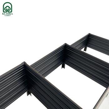 Повышенная грядка - Klasika Woodlook лестничного типа 225х75 см, h-50-40-30 см коричневый GP1507530LRP (GP1507530LRP)