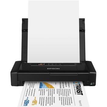 Epson струйный принтер WF-100W C11CE05403, A4, 5760x1440 dpi, 14 ppm, 11 ppm, Wi-Fi, Wi-Fi Direct, USB 2.0, ЖК-дисплей (C11CE05403)