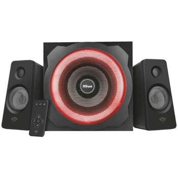 Trust 2.1 акустическая система 22944 120W, 60W RMS, 1 аудио вход, регулируемая RGB подсветка (22944)