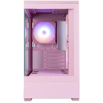 Zalman P30 PINK V2, mATX Mini-Tower datora korpuss, 3x120mm ARGB ventilatori, rozā (P30 PINK V2)