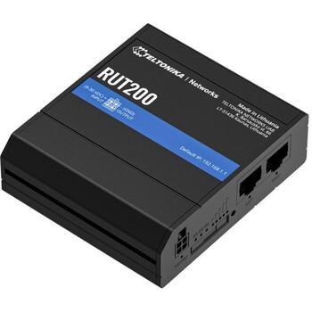Teltonika беспроводной маршрутизатор RUT200 RUT200040000, 802.11n, 10/100 Mbit/s, Ethernet LAN 2 порта, Поддержка Mesh Нет (RUT200040000)